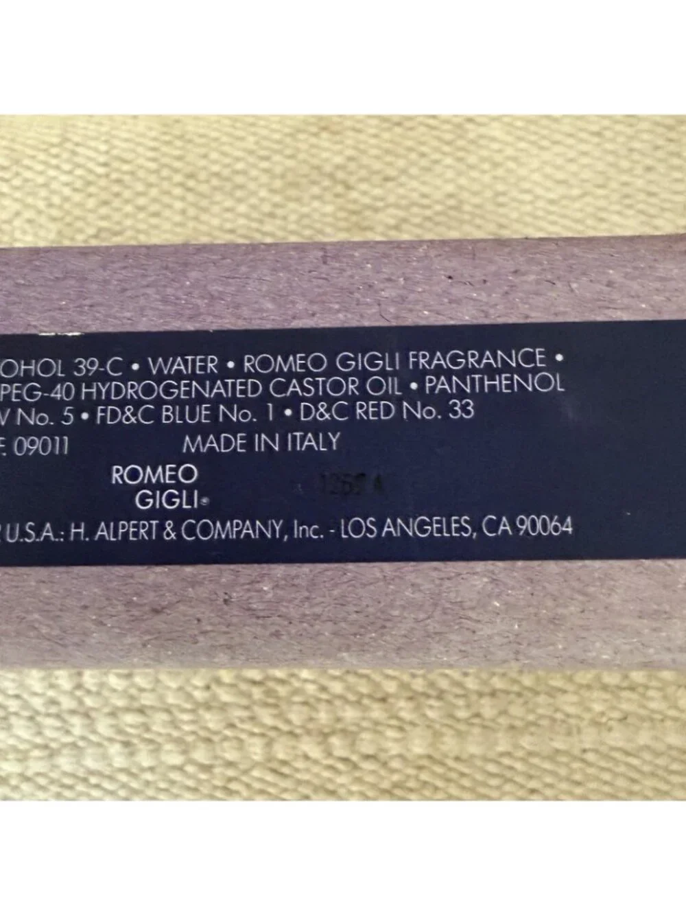 Romeo Gigli Per Uomo After Shave 1.7 Oz 50ml New In Box Made In Italy Rare